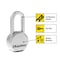 Master Lock 4-45/64 in. H X 1-19/64 in. W X 2-1/2 in. L Steel Ball Bearing Locking Weather-Resistant M930XKADLHCCSEN - alternate 2